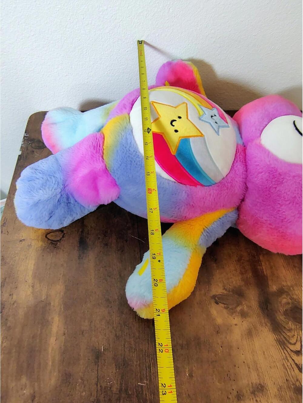 Large Care Bears DARE TO CARE Rainbow Star Caring Earth Recyle Plush - Picture 7 of 8